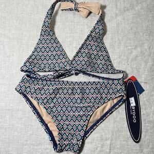 NWT Toobydoo Girl's Toddler Ready for The Beach Bikini Set Swimwear Size 1/2 T
